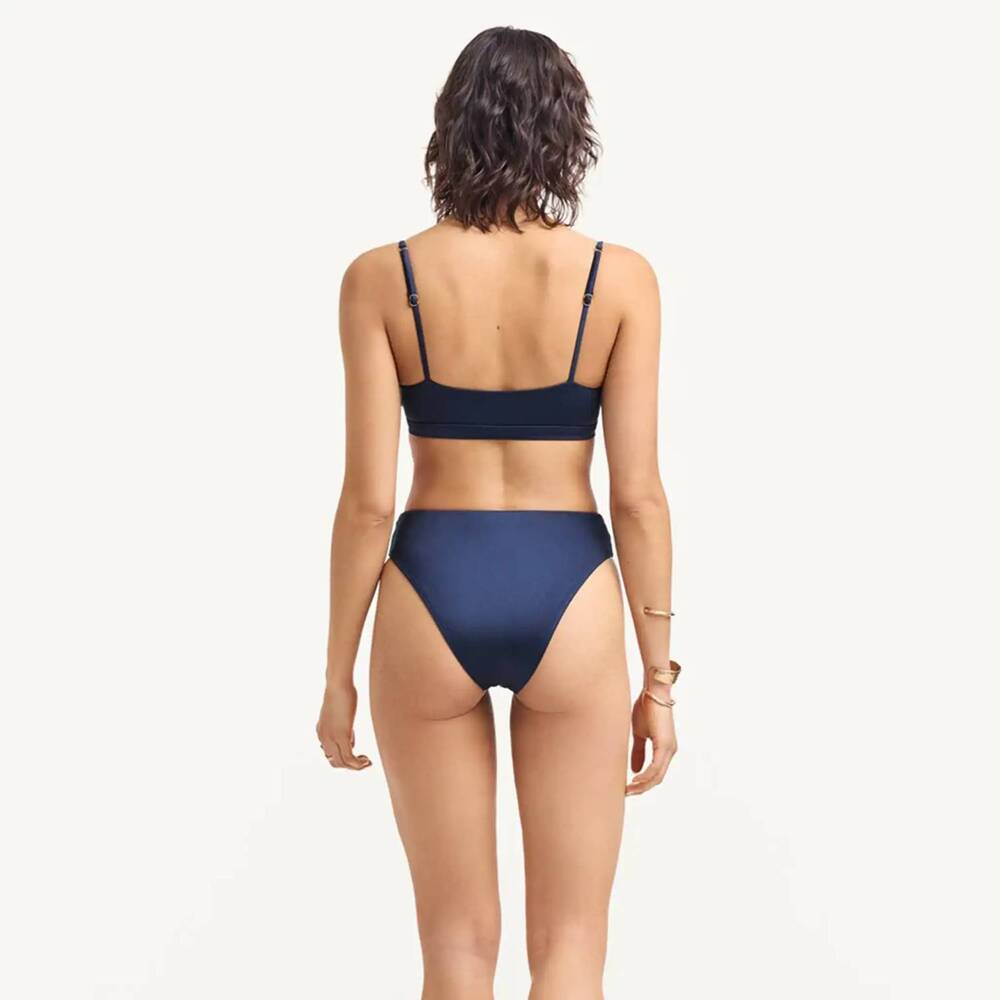 NEW VITAMIN A terra high waist bikini bottom in midnight - Picture 3 of 4